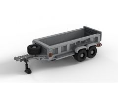 Large Utility Trailer - Monster Truck scale