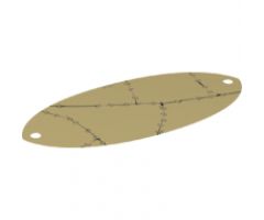 Cloth Sail Oval 8 x 18 with Rips and Clamps Pattern