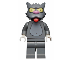 Scratchy, The Simpsons, Series 1 (Minifigure Only without Stand and Accessories)
