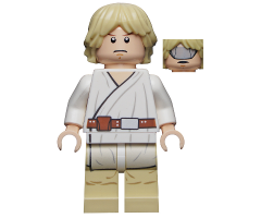 Luke Skywalker (Tatooine, Gray Visor on Reverse of Head)