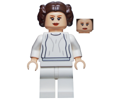 Princess Leia (White Dress, Big Eyelashes)