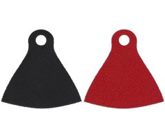 Minifigure Cape Cloth with Top Hole with Red and Black Sides - Spongy Stretchable Fabric