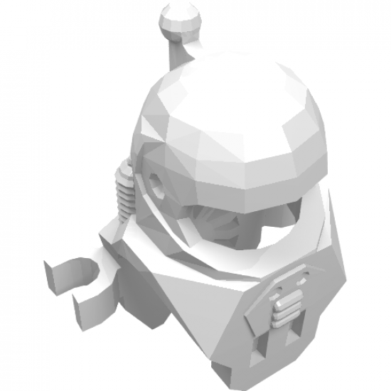 Minifigure, Headgear Helmet Underwater with Antenna and Clips