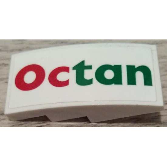 Slope, Curved 4 x 2 with Octan Pattern (Sticker) - Set 60132