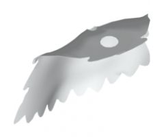 Minifigure, Body Wear Cape Cloth, Serrated Edges