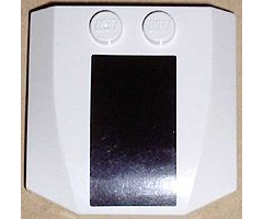 Wedge 4 x 4 x 2/3 Triple Curved with Black Thick Stripe Pattern (Sticker) - Sticker Width 13mm - Set 7236-1