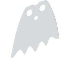 Minifigure, Body Wear Cape Cloth, Scalloped 5 Points (Batman) - Traditional Starched Fabric