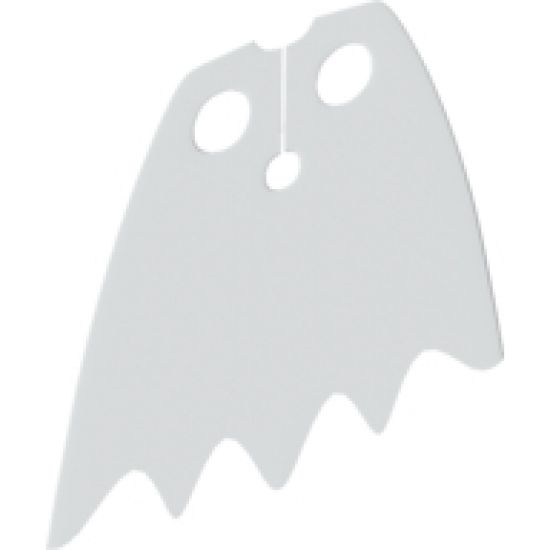 Minifigure, Body Wear Cape Cloth, Scalloped 5 Points (Batman) - Traditional Starched Fabric