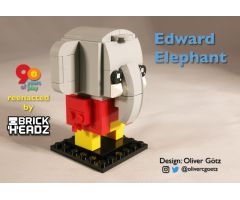 Edward Elephant BrickHeadz (Fabuland)