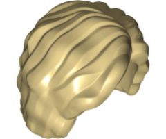 Minifigure, Hair Short and Bushy, Parted on Left