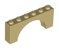 Arch 1 x 6 x 2 - Thick Top with Reinforced Underside