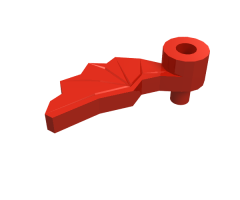 Minifigure, Headgear Accessory Plume Dragon Wing Left