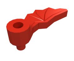 Minifigure, Headgear Accessory Plume Dragon Wing Right