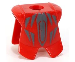Minifigure, Body Wear Armor Breastplate with Leg Protection, Santis Geometric Pattern