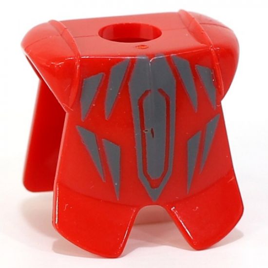 Minifigure, Body Wear Armor Breastplate with Leg Protection, Santis Geometric Pattern