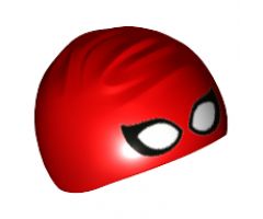 Minifigure, Headgear Cap, Swimming with Large White Eyes and Black Outlines Pattern