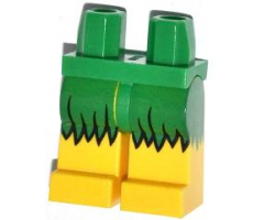Hips and Yellow Legs with Grass Skirt Pattern