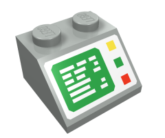 Slope 45 2 x 2 with Computer Screen and Right Side Buttons Pattern