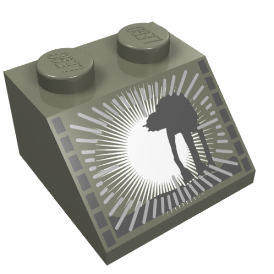 Slope 45 2 x 2 with SW AT-AT Pattern