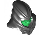 Minifigure, Headgear Ninjago Wrap with Jagged Shoulders with Green Face Mask Pattern