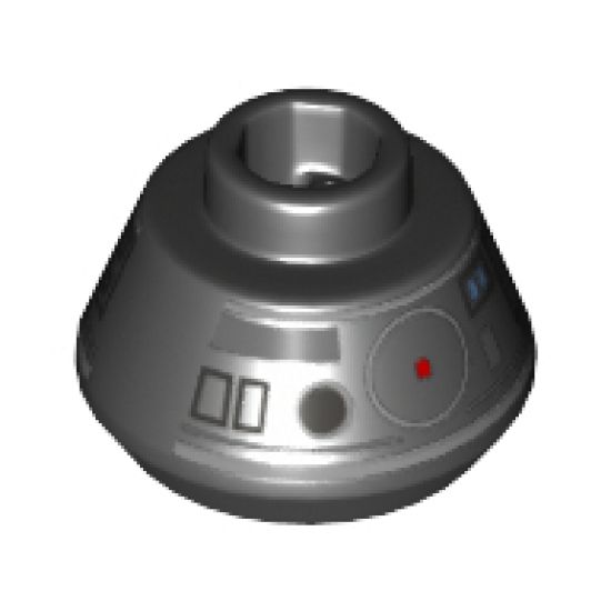 Cone 1 1/2 x 1 1/2 x 2/3 Truncated with BB-9E Droid Pattern