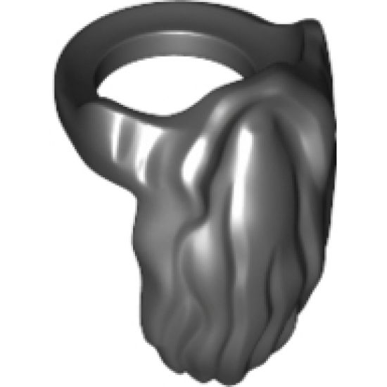 Minifigure, Body Wear Beard, Rounded End