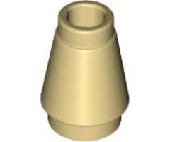 Cone 1 x 1 with Top Groove