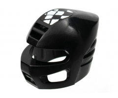 Technic, Figure Accessory Competition Helmet with Checkered Flag Pattern (Sticker) - Set 8300