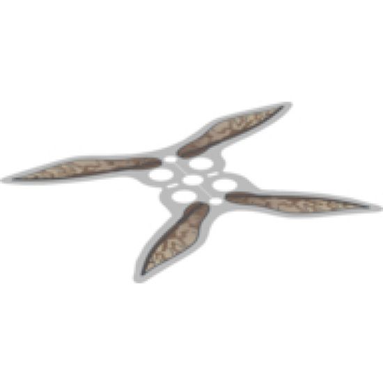 Minifigure, Body Wear Wings with SW Geonosian Warrior Pattern