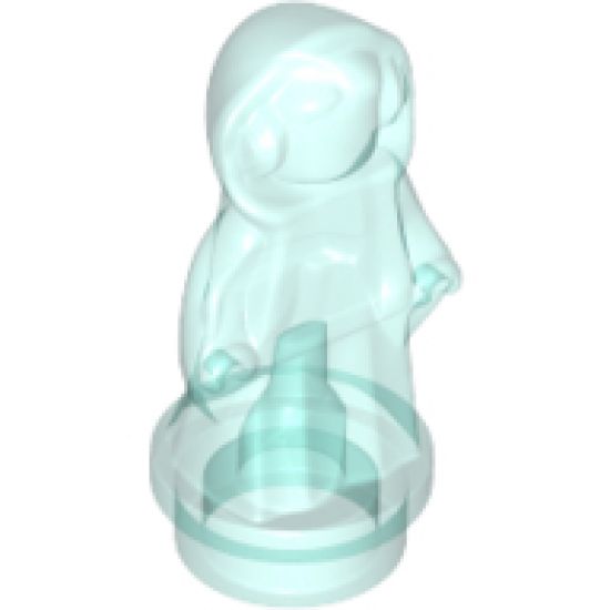 Minifigure, Utensil Statuette / Trophy with Dress and Hood (SW Leia Hologram)
