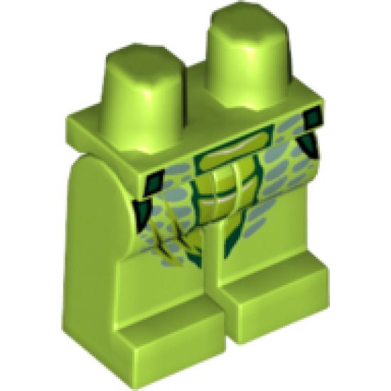 Hips and Legs with Green Scales Pattern (Spitta)