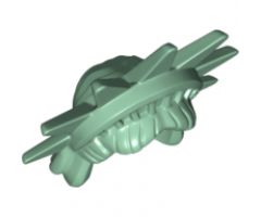 Minifigure, Hair Female with Spiked Tiara (Lady Liberty)
