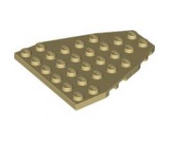 Wedge, Plate 7 x 6 with Stud Notches (Boat Bow Plate)
