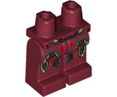 Hips and Legs with Iron Man Gold and Silver Knee Plates and Belt Pattern