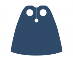 Minifigure, Body Wear Cape Cloth, Standard - Traditional Starched Fabric - Height 4 cm (22231)