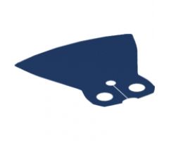 Minifigure, Body Wear Cape Cloth, Extended with Round Bottom and 2 Top Holes