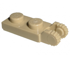 Hinge Plate 1 x 2 Locking with 2 Fingers on End (Undetermined Type)