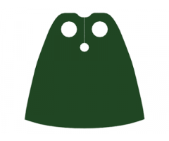 Minifigure, Body Wear Cape Cloth, Standard - Traditional Starched Fabric - Height 4 cm (22231)