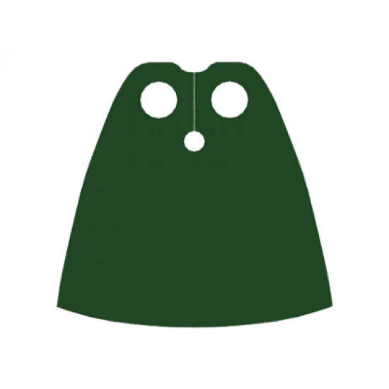 Minifigure, Body Wear Cape Cloth, Standard - Traditional Starched Fabric - Height 4 cm (22231)