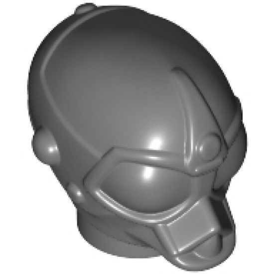 Minifigure, Head, Modified SW RA-7 Protocol Droid Plain