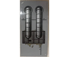 Slope, Curved 4 x 2 with SW Pipes Pattern (Sticker) - Set 75202