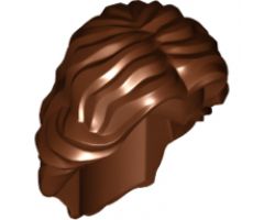 Minifigure, Hair Female Mid-Length Wavy with Center Part