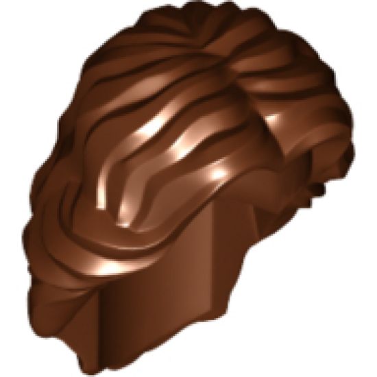 Minifigure, Hair Female Mid-Length Wavy with Center Part