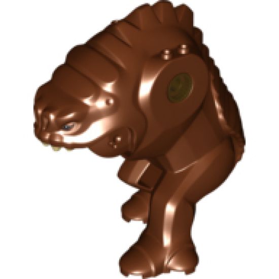 Animal, Body Part Rancor Middle with Black Eyes Pattern