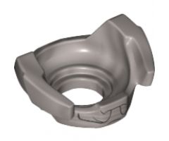 Minifigure, Body Wear Armor Neck with Black Markings on Front Pattern