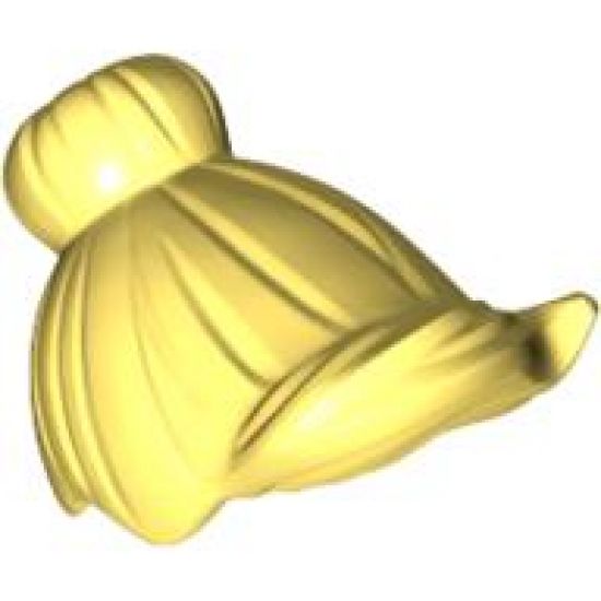 Minifigure, Hair Female with Top Knot Bun and Forelock
