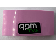 Slope, Curved 4 x 2 with 'APM TV.kr' Pattern Model Right Side (Sticker) - Set 75973