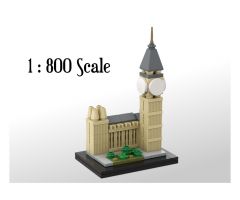 Big Ben (Elizabeth Tower) 1:800 Scale