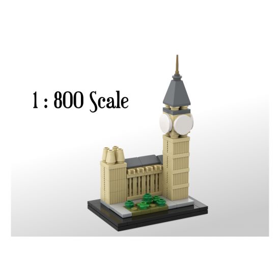 Big Ben (Elizabeth Tower) 1:800 Scale