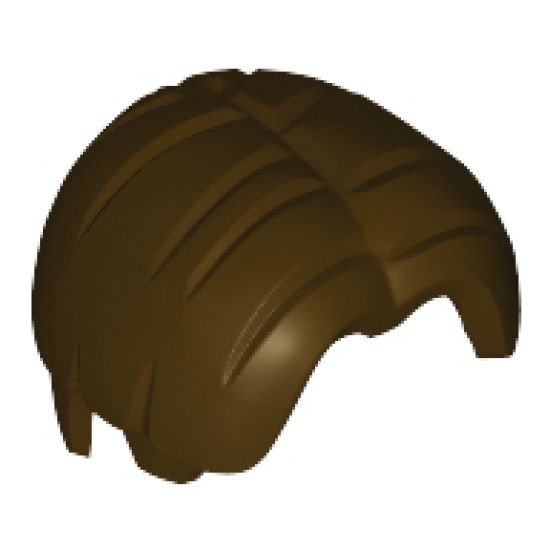 Minifigure, Hair Bowl Cut Parted in Center